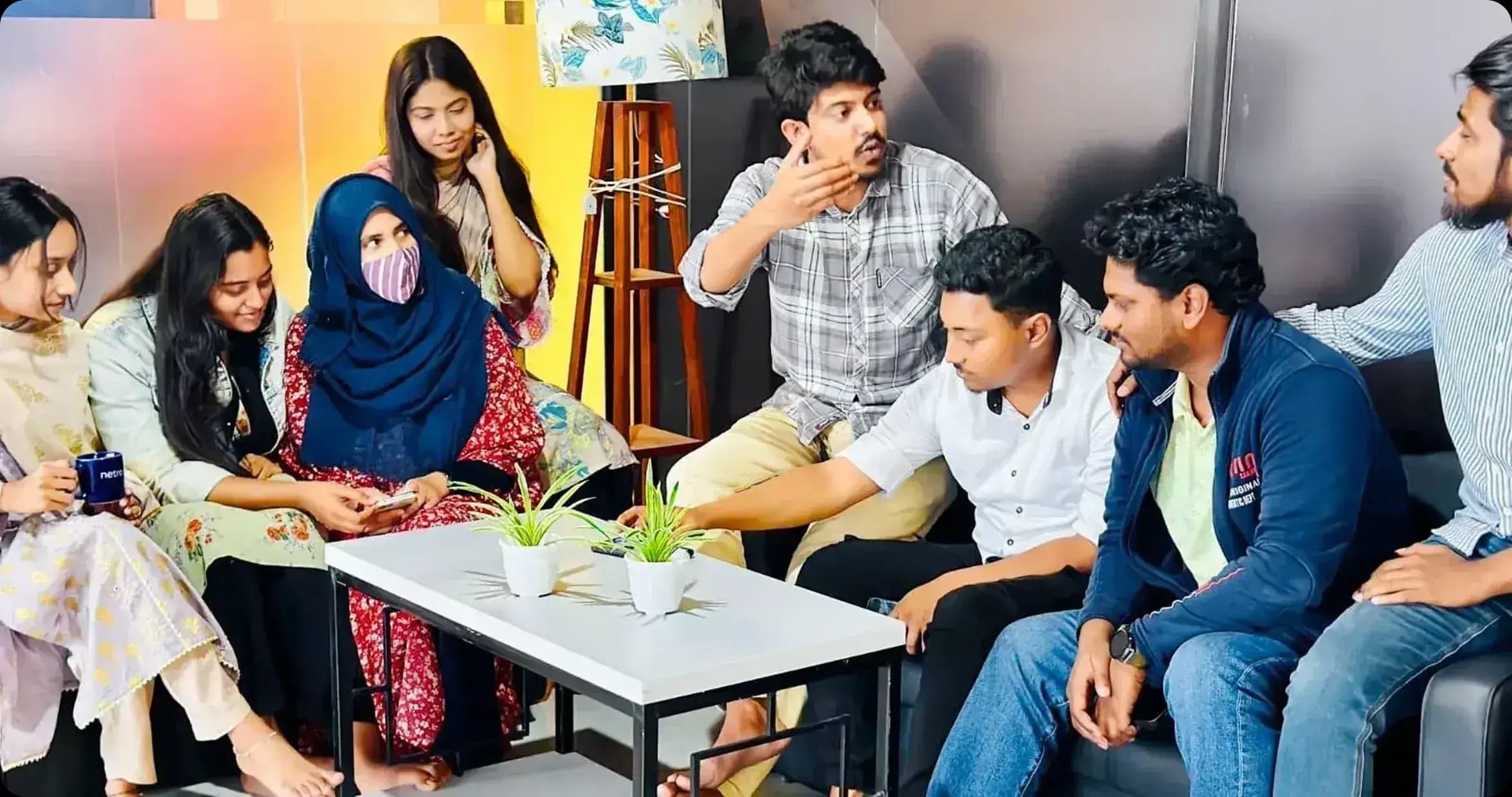 Netro Systems team collaborating in the office