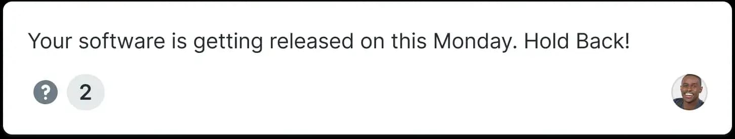 Communication notification