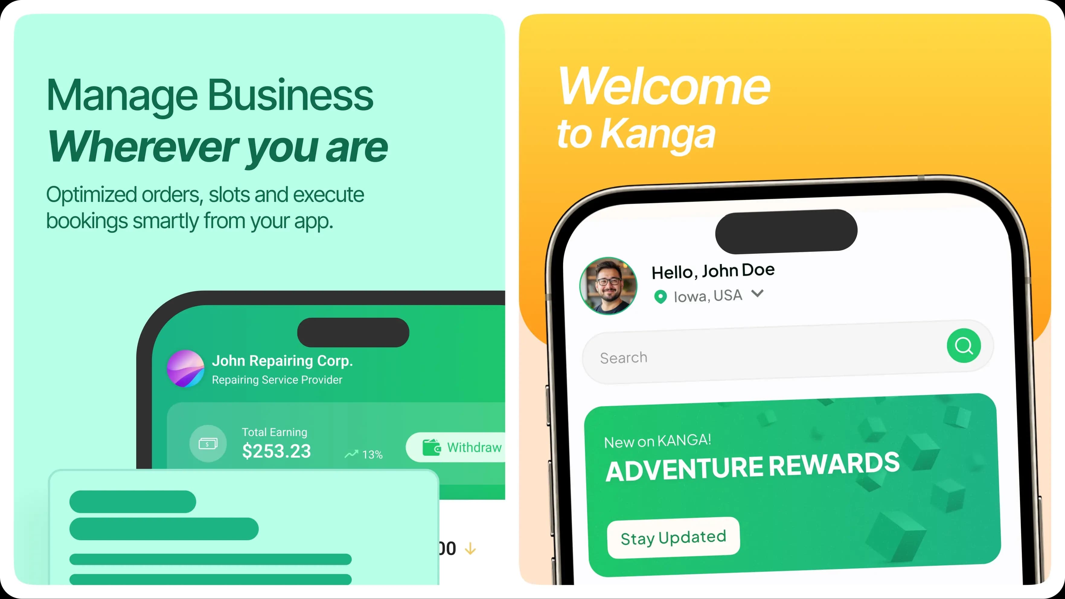 Kanga- Business Slot Booking