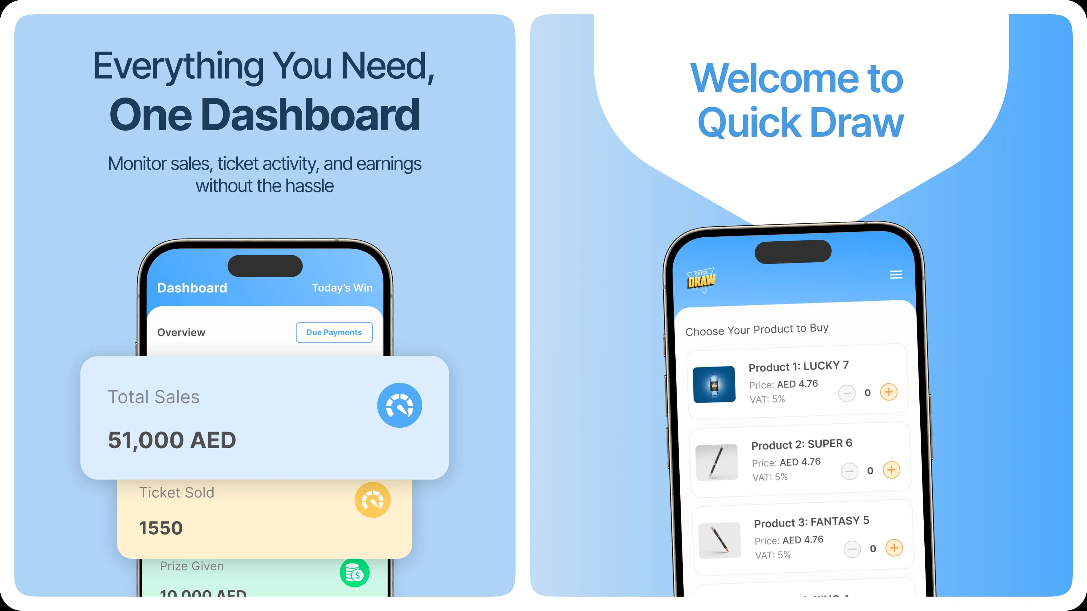 Quick Draw- eCom with lottery (UAE)