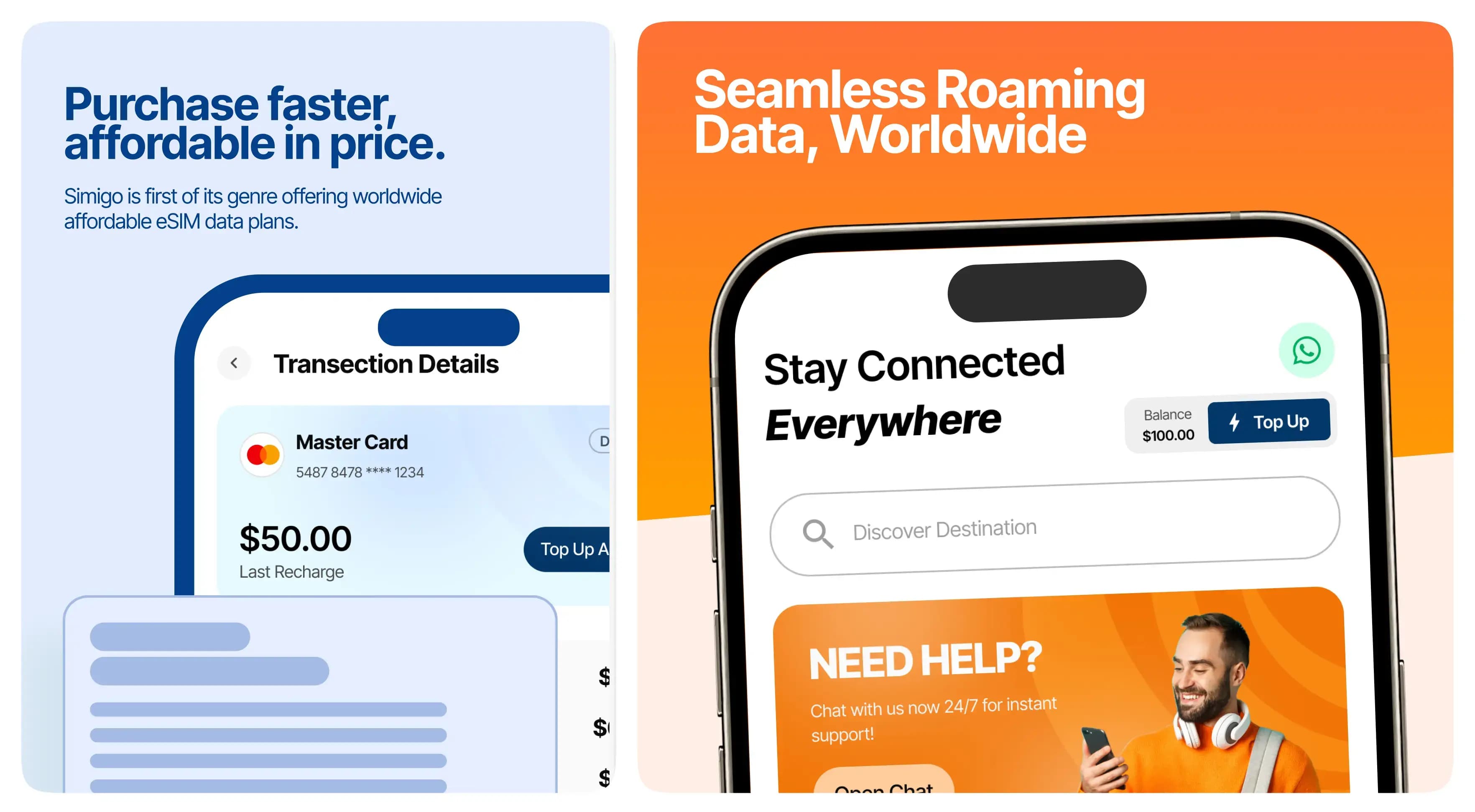 Simigo - A Vibrant eSIM Brand