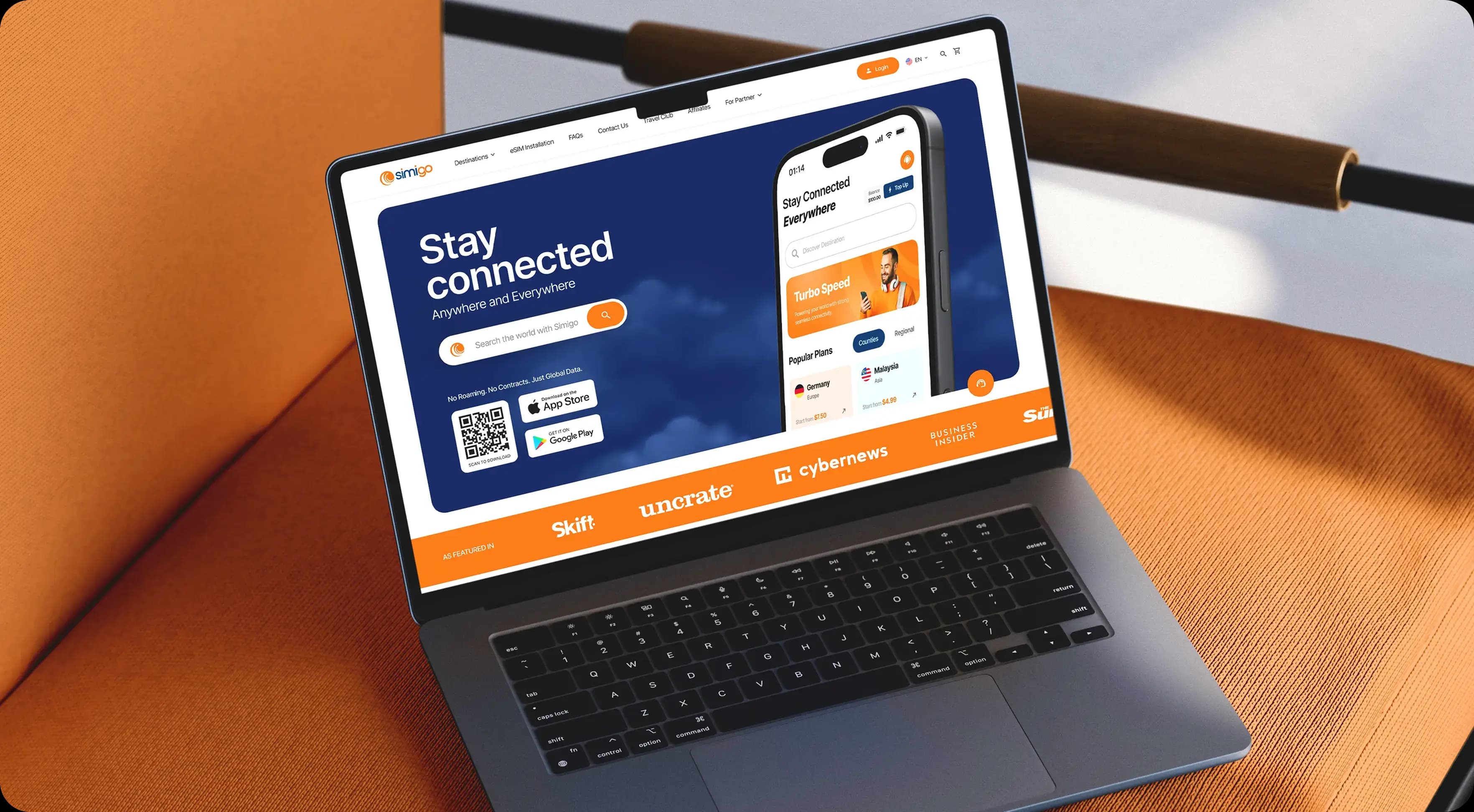 Simigo - A Vibrant eSIM Brand